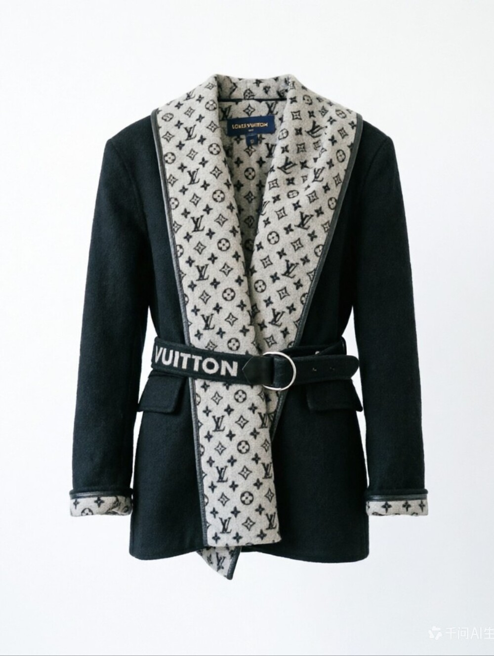 Louis Vuitton wrap coat